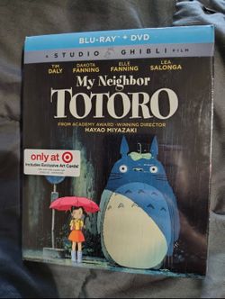 My Neighbor Totoro Movie - Blu Ray + DVD- Hayao Miyazaki Brand New W/ SlipCover