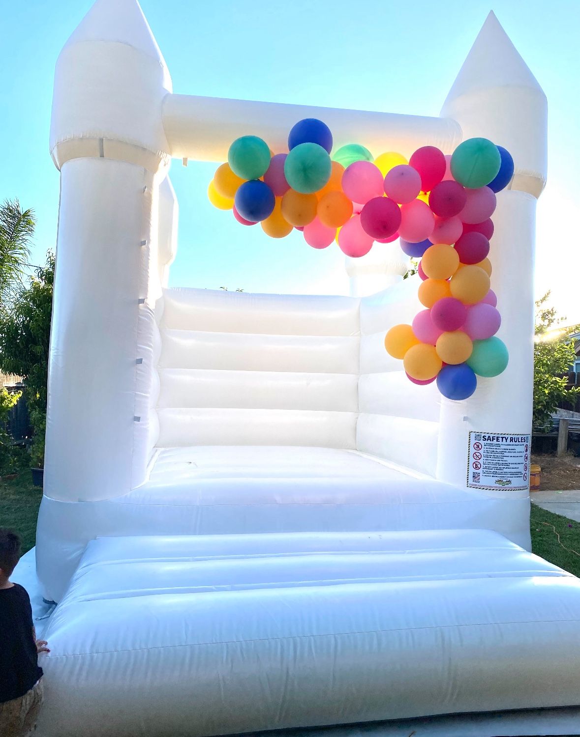 All White Wedding And Special Event Bounce House 