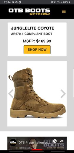 Army/military Hiking boots