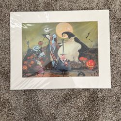 Disney Nightmare Before Christmas 11 X 14 Lithograph