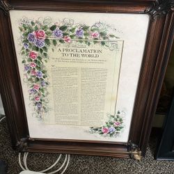 LDS proclamation Of The world 