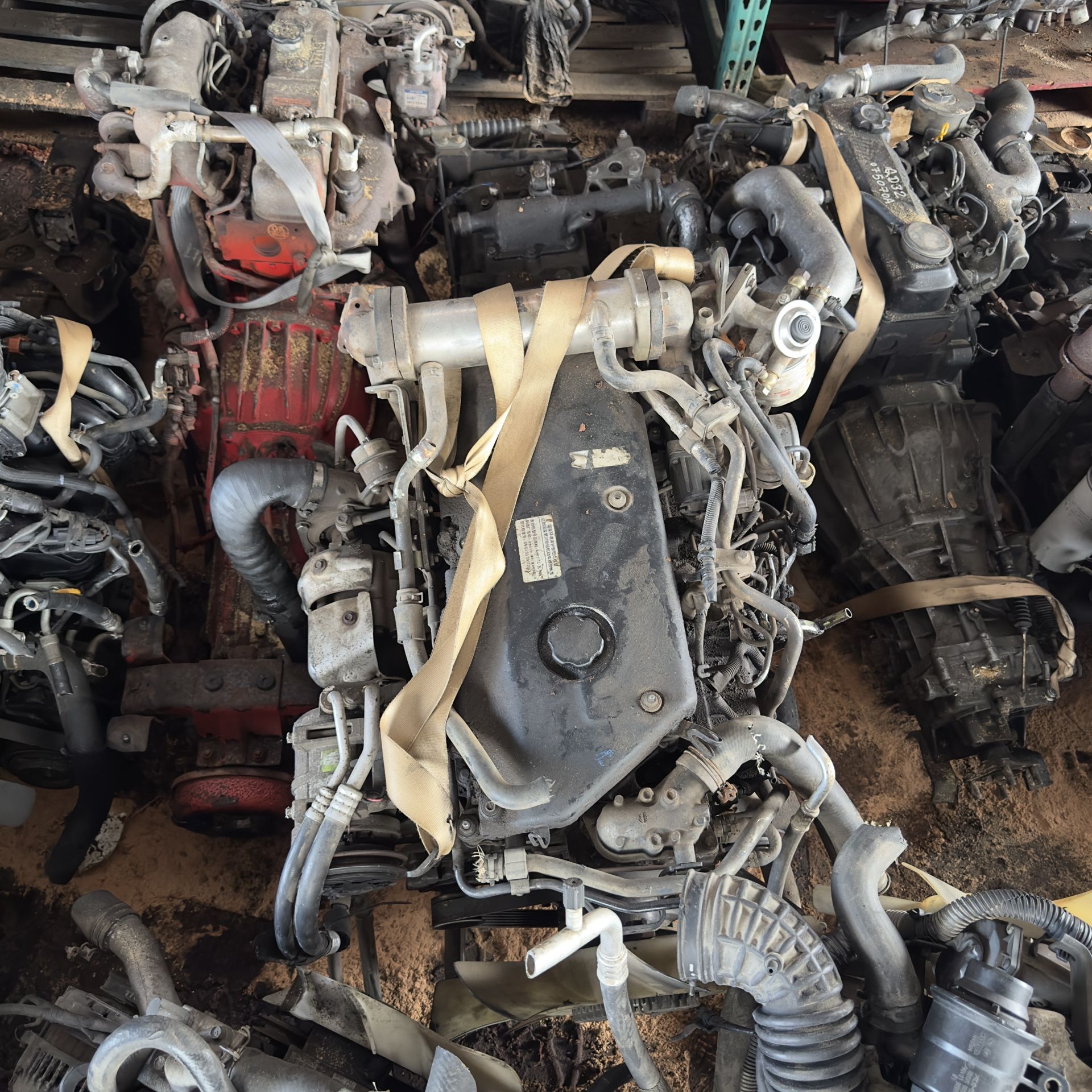 Isuzu NPR Engine And Transmission 5.2 Turbo Diesel 