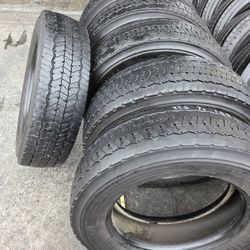 6 use tires 225 70r19.5 Continental HSR $380.00 all 6