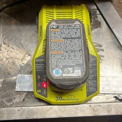 Ryobi Battery And  30 Minutos Charger