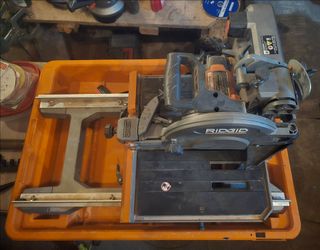 RIDGID 12 Amp 8 in. Corded Wet Tile Saw with Stand & Extended Rip