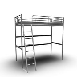 Metal IKEA loft Bed 