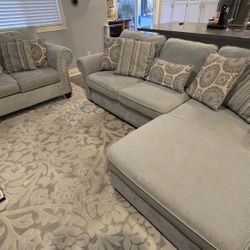 Sofa Sleeper And Loveseat With Storage