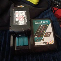 Makita Battery and Charger