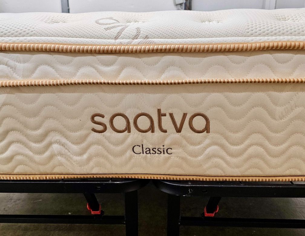 SAATVA Classic Luxury Firm Queen Mattress - Like New