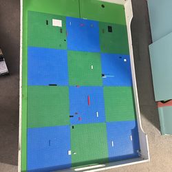 Melissa and Doug Large Lego table with reversible train table or car table etc…OBO