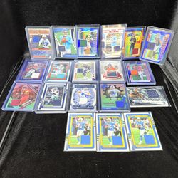 NFL PATCH CARD LOT