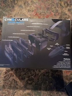 Cynoculars by Hype Virtual Reality Game or Movie Headset w/Remote