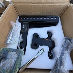 Adjustable Trailer Hitch -Drop Hitch-Tow Hitch FITS 2.5 Inch Receiver-8inch Drop/Rise, 2" & 2-5/16" Ball Hitches For Trucks