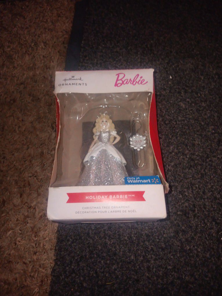 2021 barbie hallmark christmas Ornament