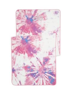 Alo Yoga Grounded No-Slip Towel, Pink Tie Dye,