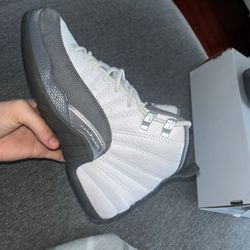 Air Jordan Retro 12 White Dark Grey Size 13 Men’s