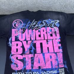 **HIGHEST OFFER**hellstar powered by the star black tee (small)