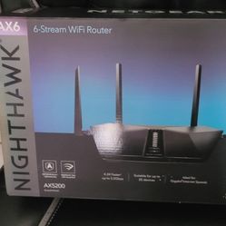 Netgear AX6 AX5200 6 Stream WiFi Router