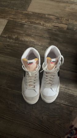 Nike Blazer Mid White High-Top Sneakers