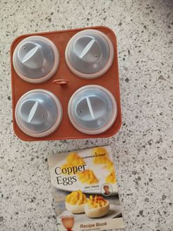 Copper Chef Copper Eggs Cooker with Recipe Book