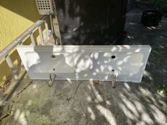 Double Bathroom Sink