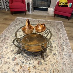 3 Pieces Coffee table And End Table 