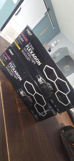 3grid flexagon LED utility lights