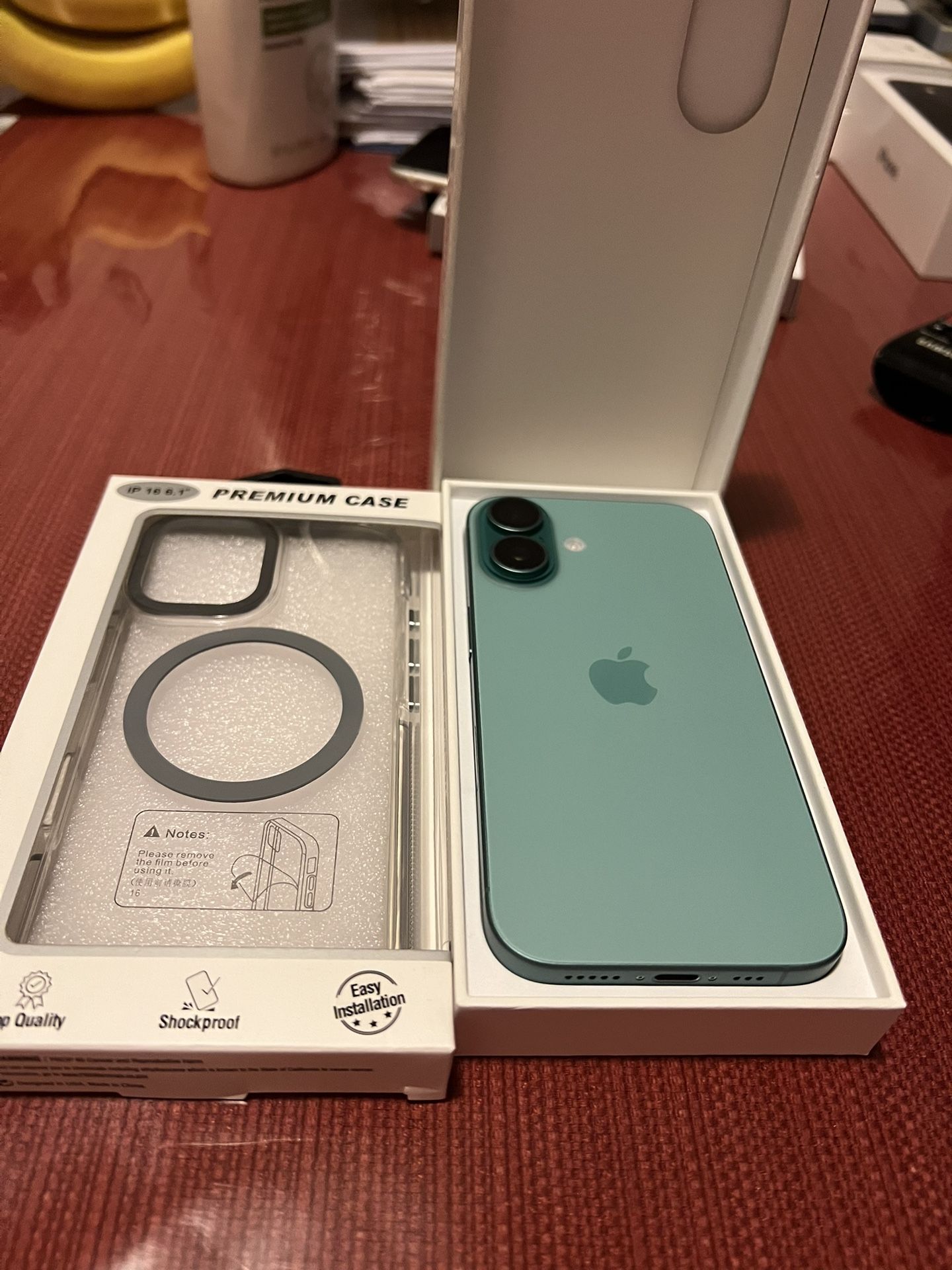 Like New I Phone 16 128 Gb Verizon Wireless New Case