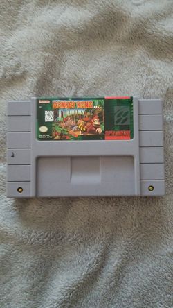 Donkey Kong Country Super Nintendo Game