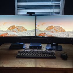 Microsoft PC Set Up (Computer + Monitors)
