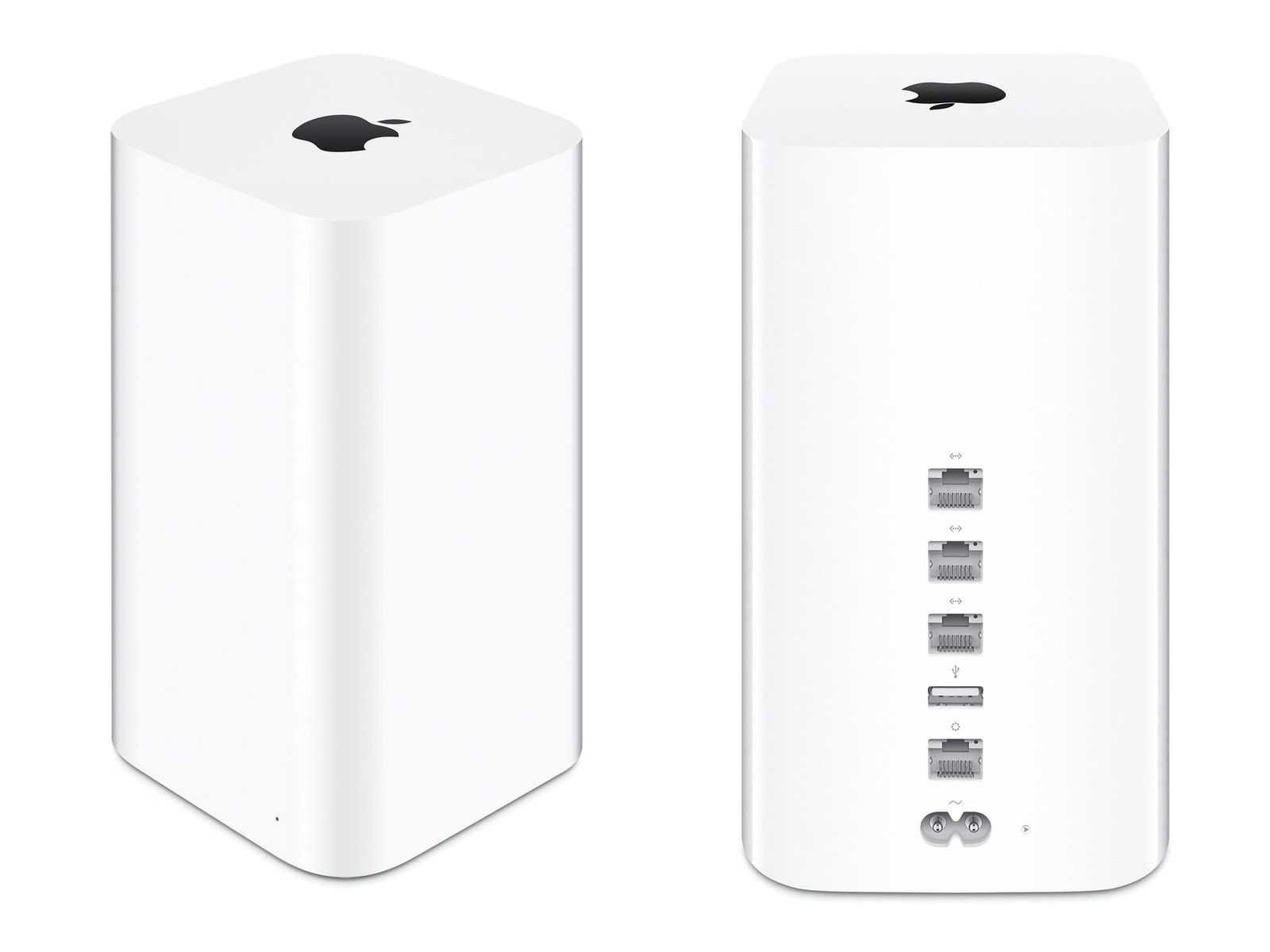 Two (2) Apple AirPort Extreme base stations A1521 ME918LL/A 802.11ac latest 6th gen models Qty. 2