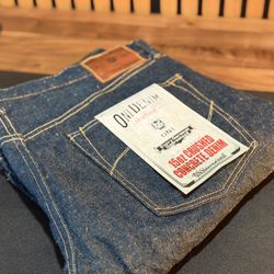 Oni Denim 288-CCD "Crushed Concrete" 15oz Indigo Selvedge - Size 38 - BNWT - Regular Straight