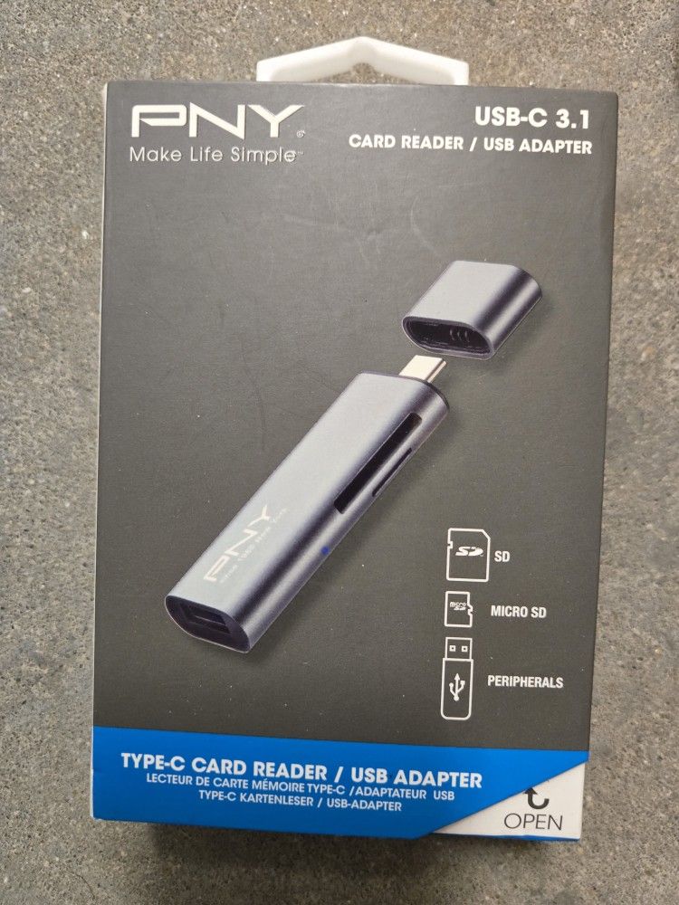 PNY 3.1 Card Reader Brand New In Box