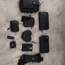 Bandolier Black/gold Pouches 