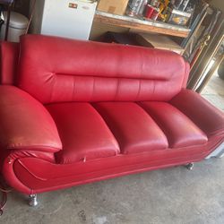 Nice red couch
