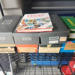 Gigantic Stamp Collection Lot. 8 Shoeboxes Full.