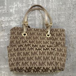 Y2K Michael Kors Signature Jacquard Tote