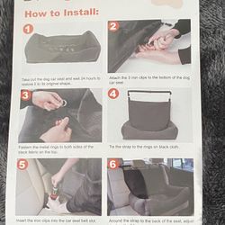 Dog Car Seat