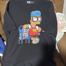 The Marathon Clothing X Bart Simpson Shirt Rare ! Size Xl 