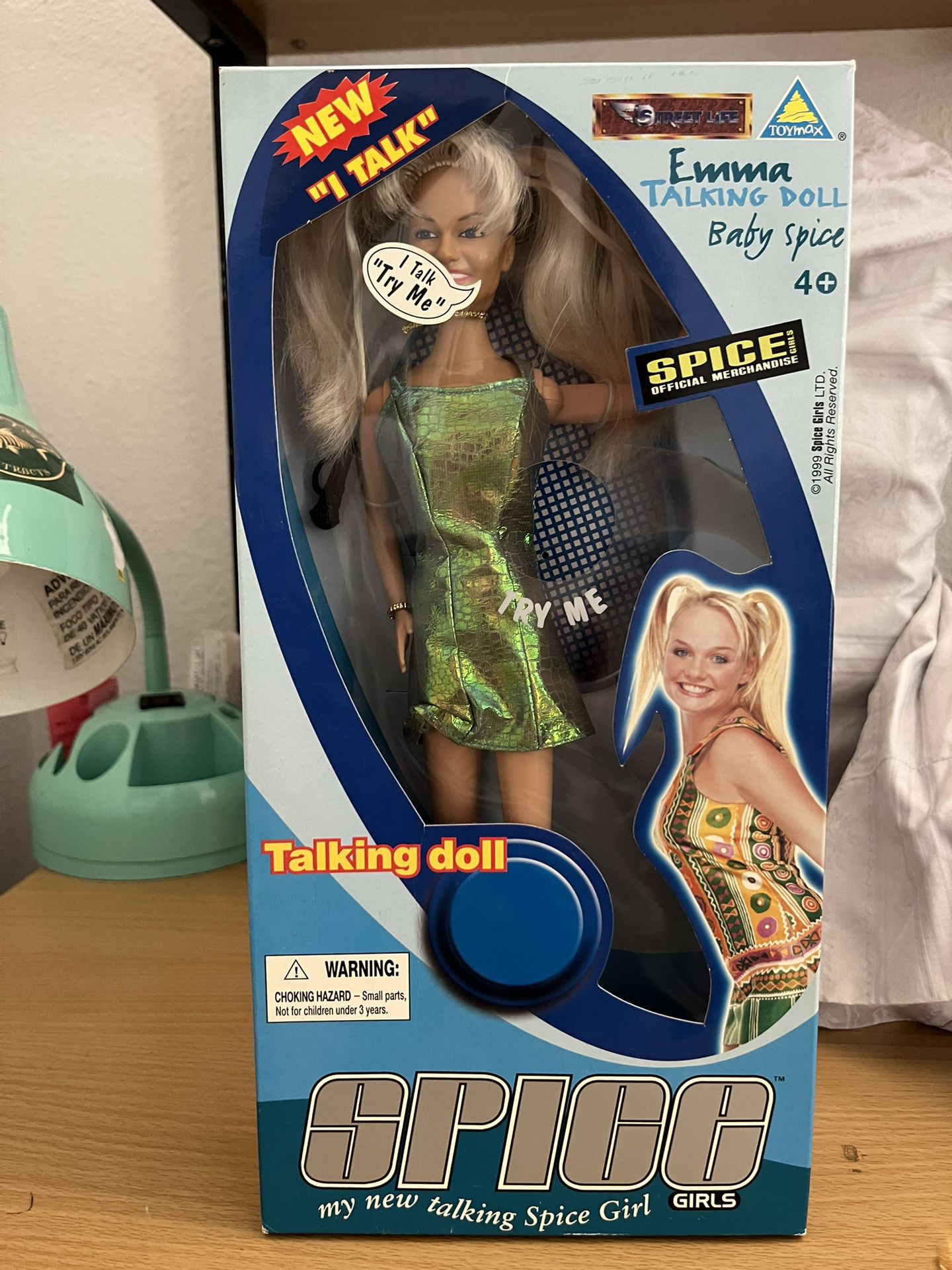 Vintage 1990's Official Spice Girls Emma 'Baby Spice' Doll 
