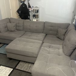 Gray Sectional Couch