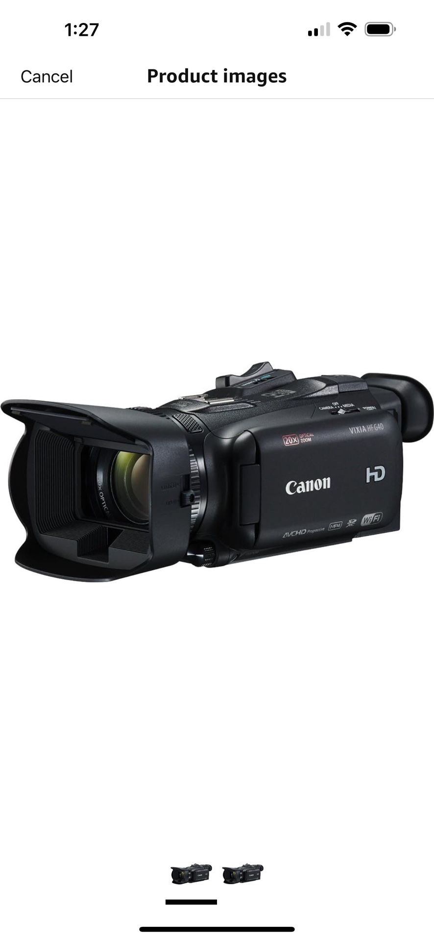Canon VIXIA HF G40 Full HD Camcorder