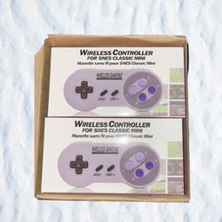 Wireless Controller for SNES Classic Edition/NES Classic Edition, Gamepad with USB Wireless Receiver