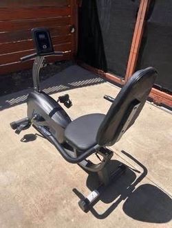 Like New Spin Bike Elliptical Trainer Exercise Bicycle Recumbent Bike with Resistance Band