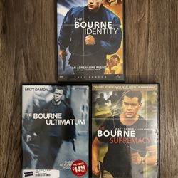 Matt Damon's Bourne Movies DVD Set