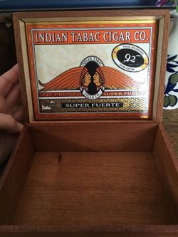 Indian Tabac Cigar Box