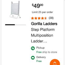 Gorilla Ladder Platforms Set Of Two