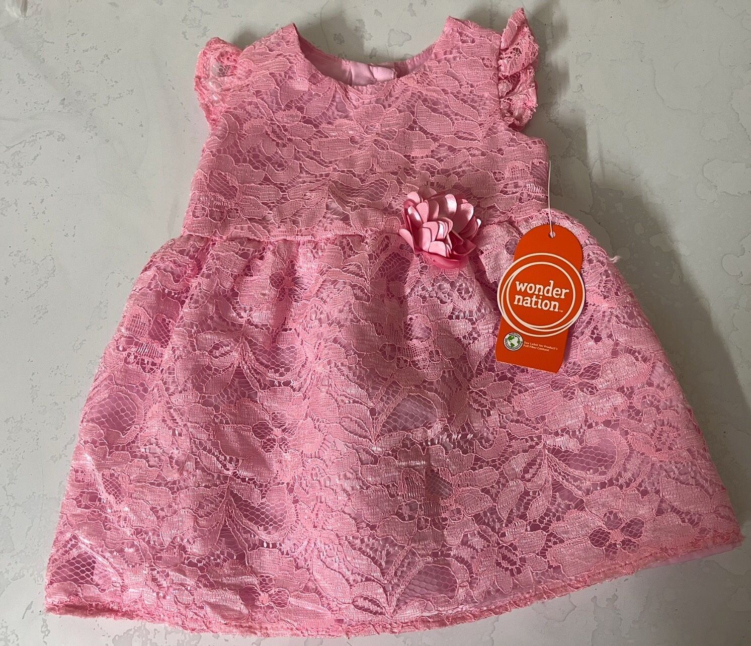 New Wounder Nation Pink Girl Dress 3-6 Month