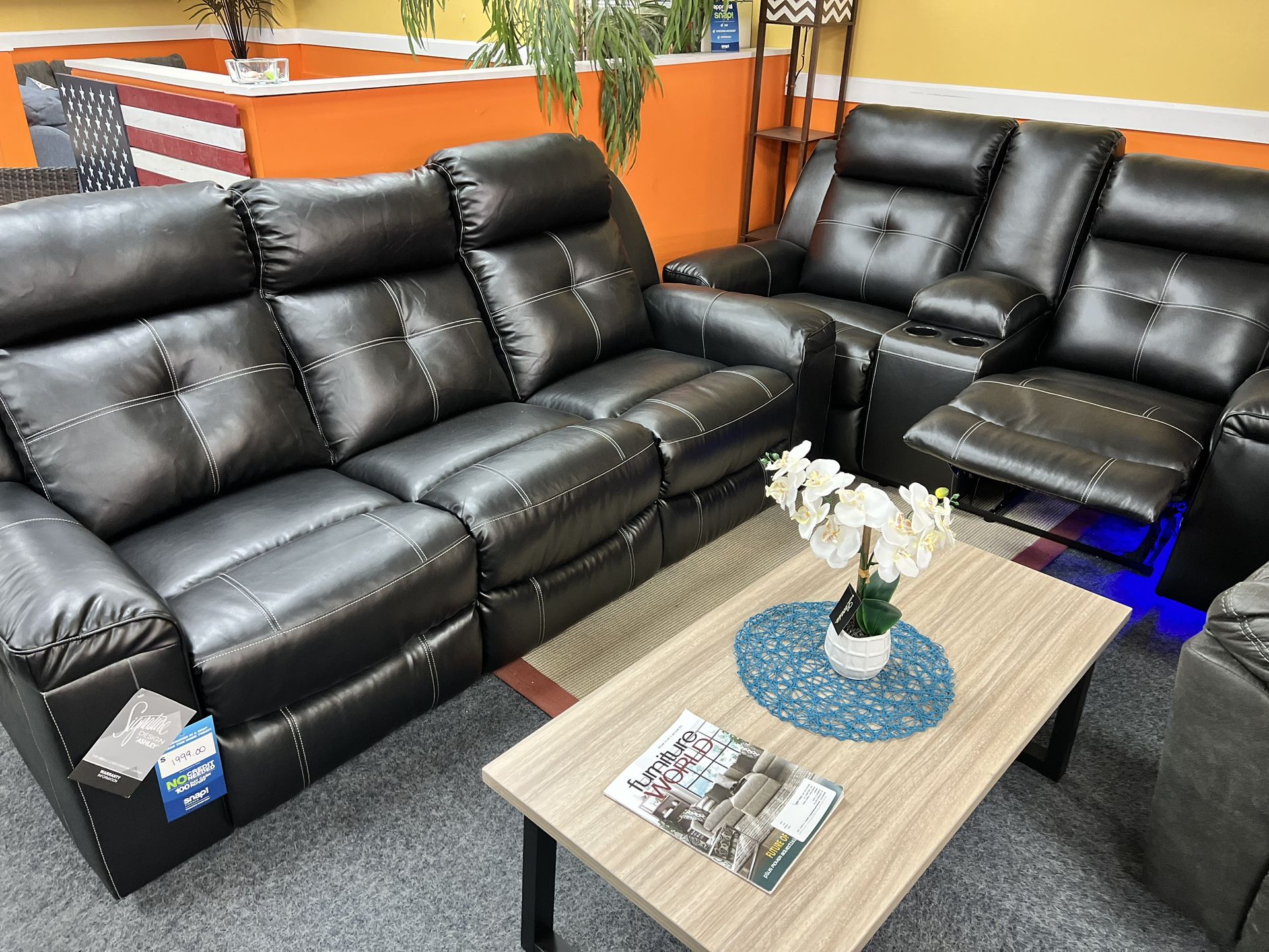 Brand New Reclining Sofa And Loveseat