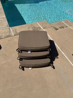 3 Sunbrella Patio Chair Replacement Cushions